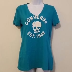 Converse V-neck tee